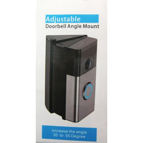 Adjustable 30 to 55 Degree Doorbell Angle Mount Compatible with Ring/Blink Video - Picture 1 of 6